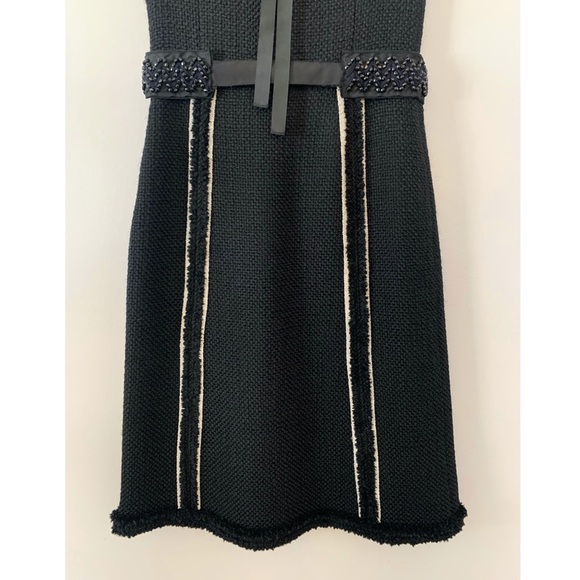 PRADA Virgin Wool Sheath Dress | Black Size 2 - Picture 5 of 16